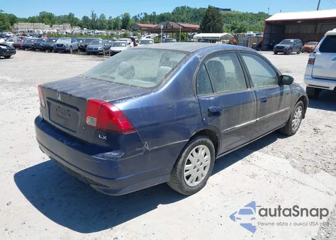 2004 Honda Civic Lx from USA, damaged, VIN 2HGES16554H605210